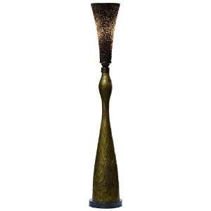  Thumprints Venus Green Uplight Torchiere Table Lamp: Home 