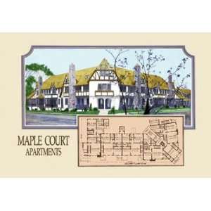  Maple Court Apartments 20x30 poster
