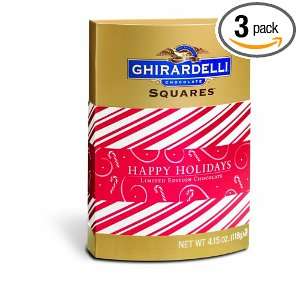 Ghirardelli Chocolate Squares, Limited Edition Peppermint Bark, 4.15 