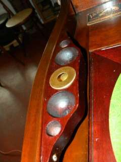 1917 Victor Victrola VV XVII Mahogany Floor Model Phonograph Bombe 
