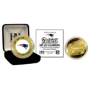    2007 Afc Champions 24Kt Gold And Color Coin