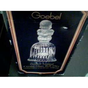  Goebel Goebel Annual Crystal Glass Bell 1981 Limited 
