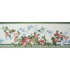  Club Pack of 12 Rolls Floral Swag Wallpaper Border 9 