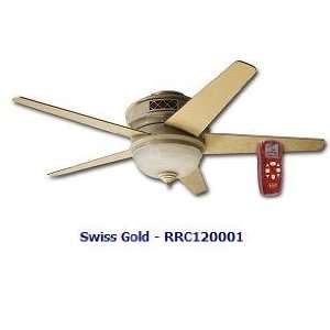  54 Room Conditioner Ceiling Fan in Swiss Gold