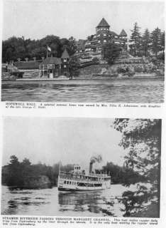 Thousand Islands N.Y. view book old photos steamers map  