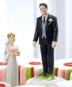 Almost Perfect Frog Prince Couple Wedding Cake Topper  