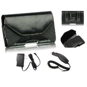 For AT&T LG Nitro HD CASE Premium Pouch, Car Charger, Travel Wall Home 