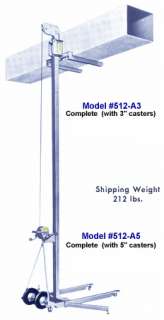 Vermette Contractors Material Lifts Model 512A Lift  