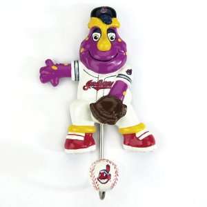  BSS   Cleveland Indians MLB Mascot Wall Hook (7 