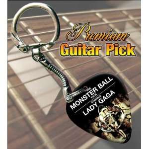  LADY GAGA Monster Ball Tour Premium Guitar Pick Keyring 