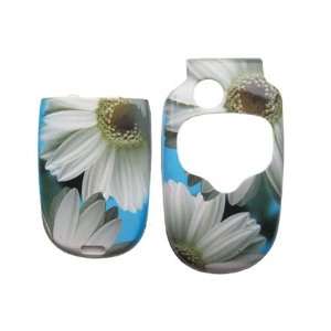  for Motorola v300 v330 cover faceplate WHITE FLOWERS on 