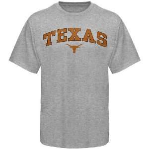 Texas Longhorns Ash Arch Logo T shirt:  Sports & Outdoors