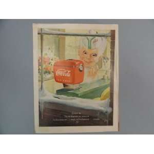 Coca Cola (come in thirst knows no season) sprite boy,print ad, 40s 