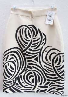 Italian Designer Giambattista Valli, Paris   Wool Silk Blend Skirt 