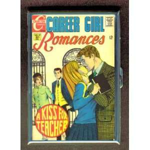  TEACHER ROMANCE COMIC BOOK RETRO ID Holder Cigarette Case 