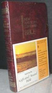 New American Standard Bible Nelson 761BG Burgundy book  