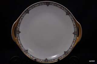 LIMOGES Theodore HAVILAND CAKE PLATE Troy Schleiger 170 GOLD 1904 mid 