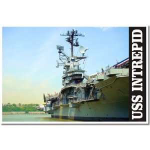  USS Intrepid Aircraft Carrier   Poster