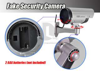 2x Wireless Fake Dummy Surveillance IR LED Security CCTV IP Camera 