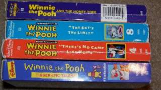 Winnie The Pooh 4 VHS Tigger ific Tales Theres No Camp Like Home 