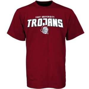 Troy University Trojans Maroon Big Time T shirt