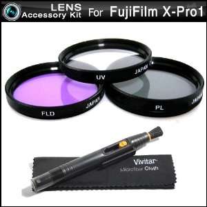 com 52mm Filter Kit For Fuji Fujifilm X Pro 1 Digital Camera That Use 