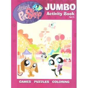   Pet Shop Jumbo Activity Coloring Book (set of 2): Toys & Games
