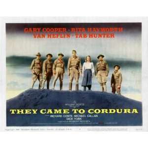   Sheet B 22x28 Gary Cooper Rita Hayworth Van Heflin