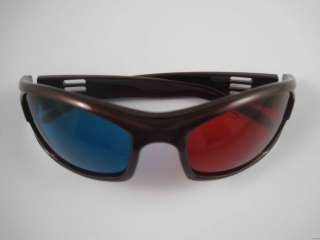 50 Pairs 3D Anaglyph Glasses Red Cyan/Blue Plastic Frame Resin Lens