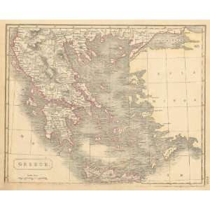  Arrowsmith 1836 Antique Map of Greece