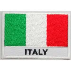   Italy Flag Backpack Clothing Jacket Shirt Iron on Patch 