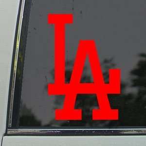  Los Angeles Dodgers Red Decal MLB Truck Window Red Sticker 