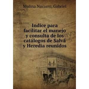   ¡logos de SalvÃ¡ y Heredia reunidos Gabriel Molina Navarro Books