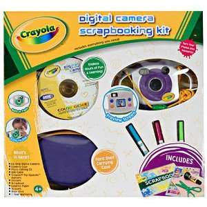  New Crayola Digital Camera Scrapbooking Kit (Purple 
