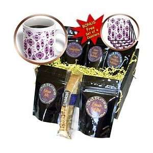  Asian Art   Pink and Black Lanterns On White   Coffee Gift Baskets 