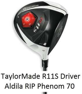 TaylorMade R11S 10.5* Driver Aldila RIP Phenom 70 X Stiff Grap cover 