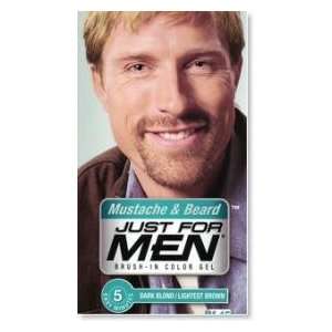   For Men Brush In Color Gel Mustache, Beard, Sideburns Dark Blonde Kit