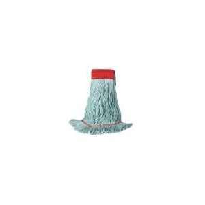   Medium Green Premium Blended Yarn Mop Head   1 DZ: Home & Kitchen