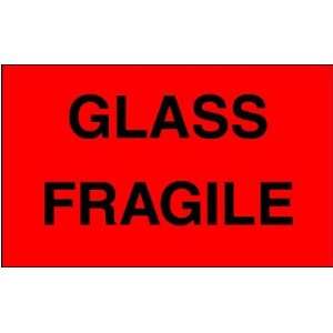  3 x 5 Special Handling Labels   Glass Fragile