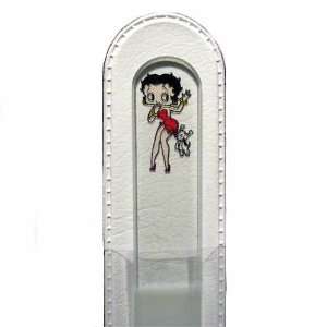  Medium Glass Manicure File / Betty Boop with Dog Hand 
