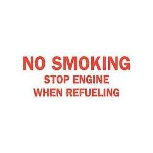 No Smoking Sign,10 X 14in,r/wht,eng,text   BRADY  