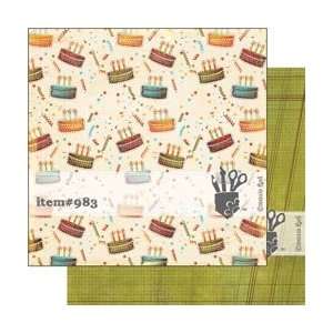 Fancy Pants Its Your Day Double Sided Paper 12X12 Cake Time; 25 