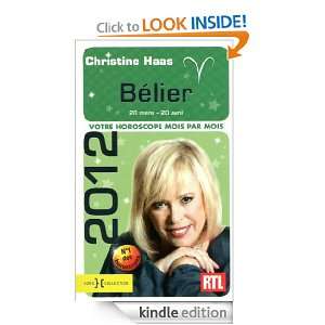 Bélier 2012 (French Edition) Christine HAAS  Kindle 