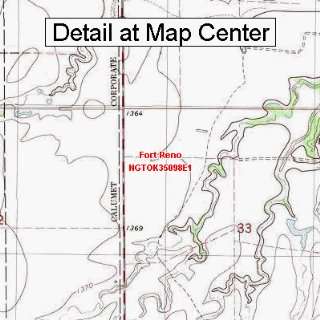   Map   Fort Reno, Oklahoma (Folded/Waterproof): Sports & Outdoors