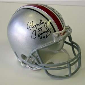 Howard Hopalong Cassady Signed Ohio State Riddell Mini Helmet 