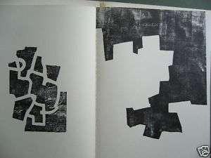 DERRIERE LE MIROIR 174 ILL AFTER WOOD CUT CHILLIDA  