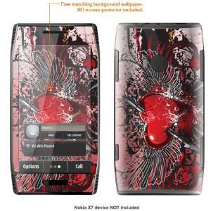   Decal Skin STICKER for Nokia X7 case cover X7 365: Electronics