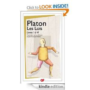 Les Lois   Livres I à VI (French Edition) Platon  Kindle 