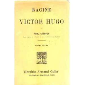  Racine et victor hugo Stapfer Paul Books