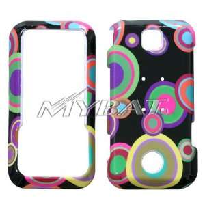   A455 Rival Groove Bubble Black Phone Protector Cover 